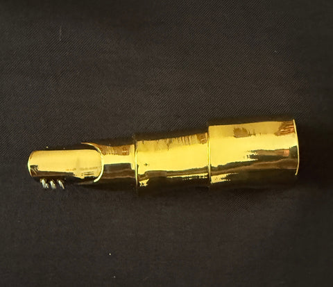 Sculptural Gold Armor Ring | Elongated Finger Statement Jewelry