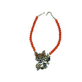 Rhinestone Crystal Bib Chunky Collar Statement Necklace for Women Costume Jewelry Fox