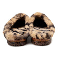 CrazycatZWomens Leather Clogs Sandals, Colorful Bohemian Mules Fleece lined Clog